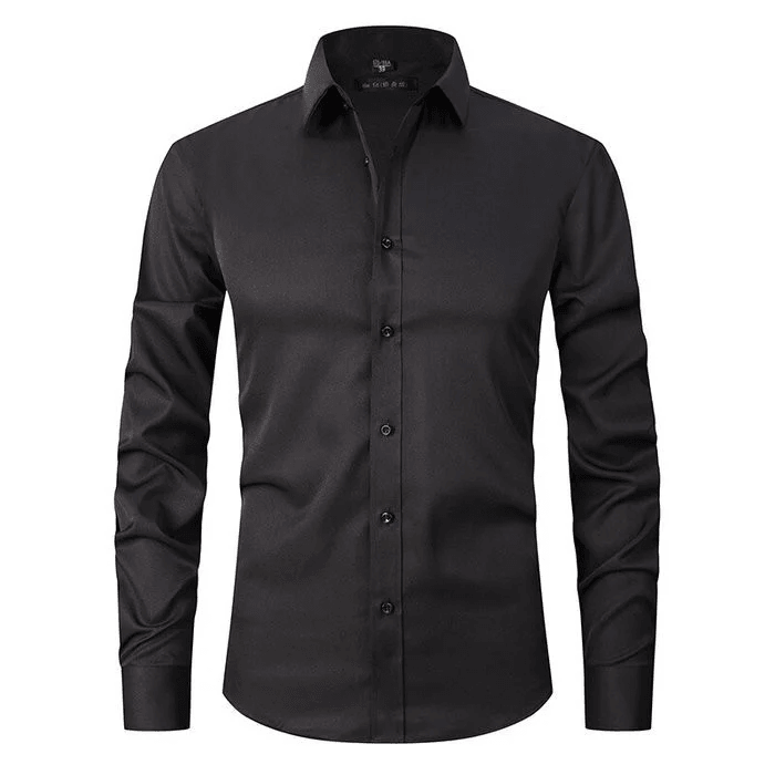 Anti-Wrinkle Long Sleeve Shirt – Modern & Stylish Office Essential