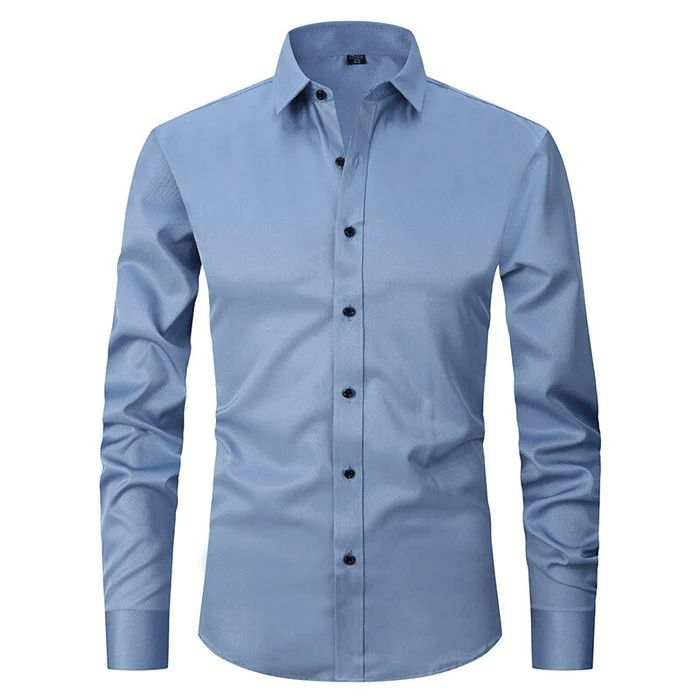Anti-Wrinkle Long Sleeve Shirt – Modern & Stylish Office Essential