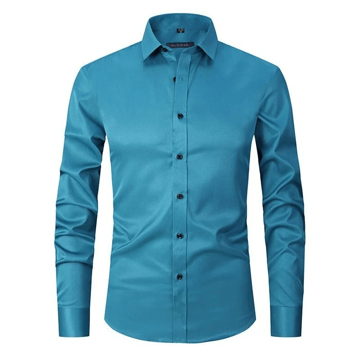 Anti-Wrinkle Long Sleeve Shirt – Modern & Stylish Office Essential