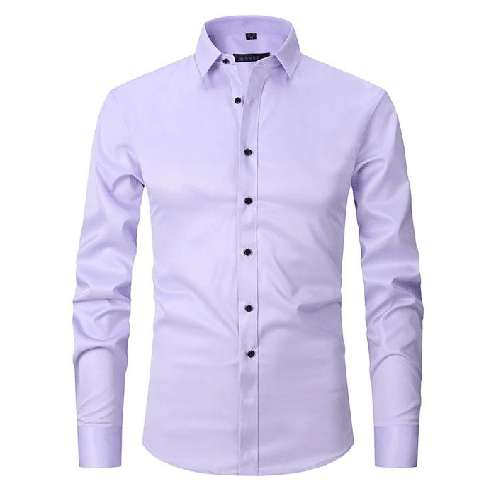 Anti-Wrinkle Long Sleeve Shirt – Modern & Stylish Office Essential
