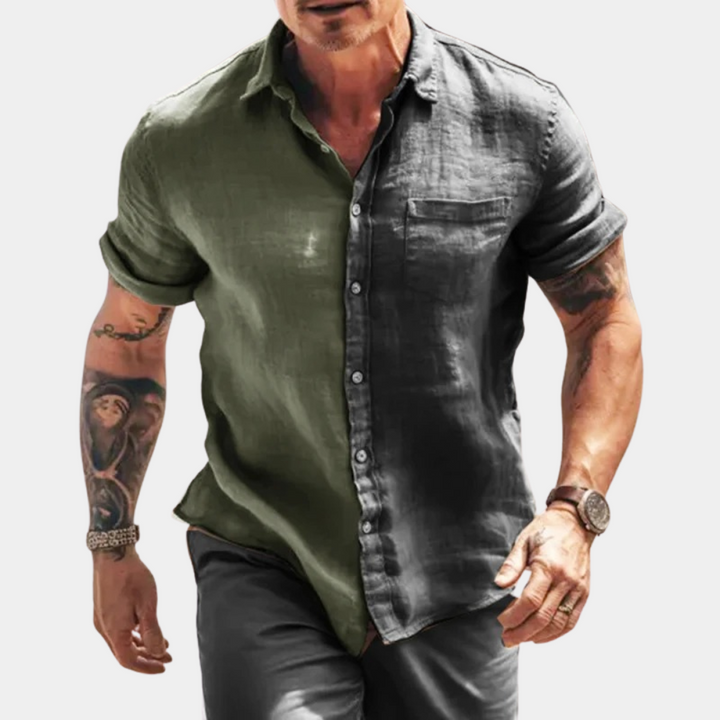 Stylish Casual Men's Half-Sleeve Shirt – Trendy & Comfortable Everyday Wear