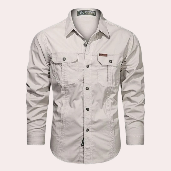 Stylish Men's Casual Shirt – Trendy & Perfect for Outdoor Adventures