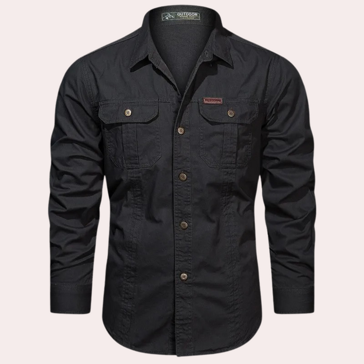 Stylish Men's Casual Shirt – Trendy & Perfect for Outdoor Adventures