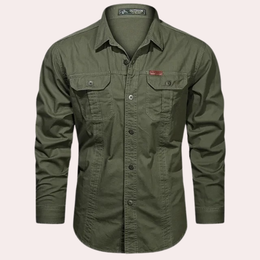 Stylish Men's Casual Shirt – Trendy & Perfect for Outdoor Adventures