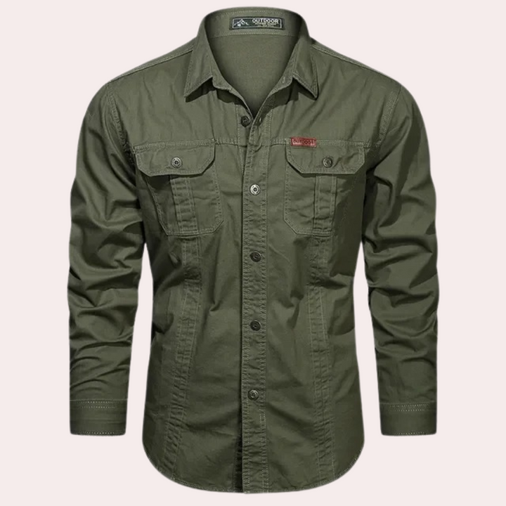 Stylish Men's Casual Shirt – Trendy & Perfect for Outdoor Adventures