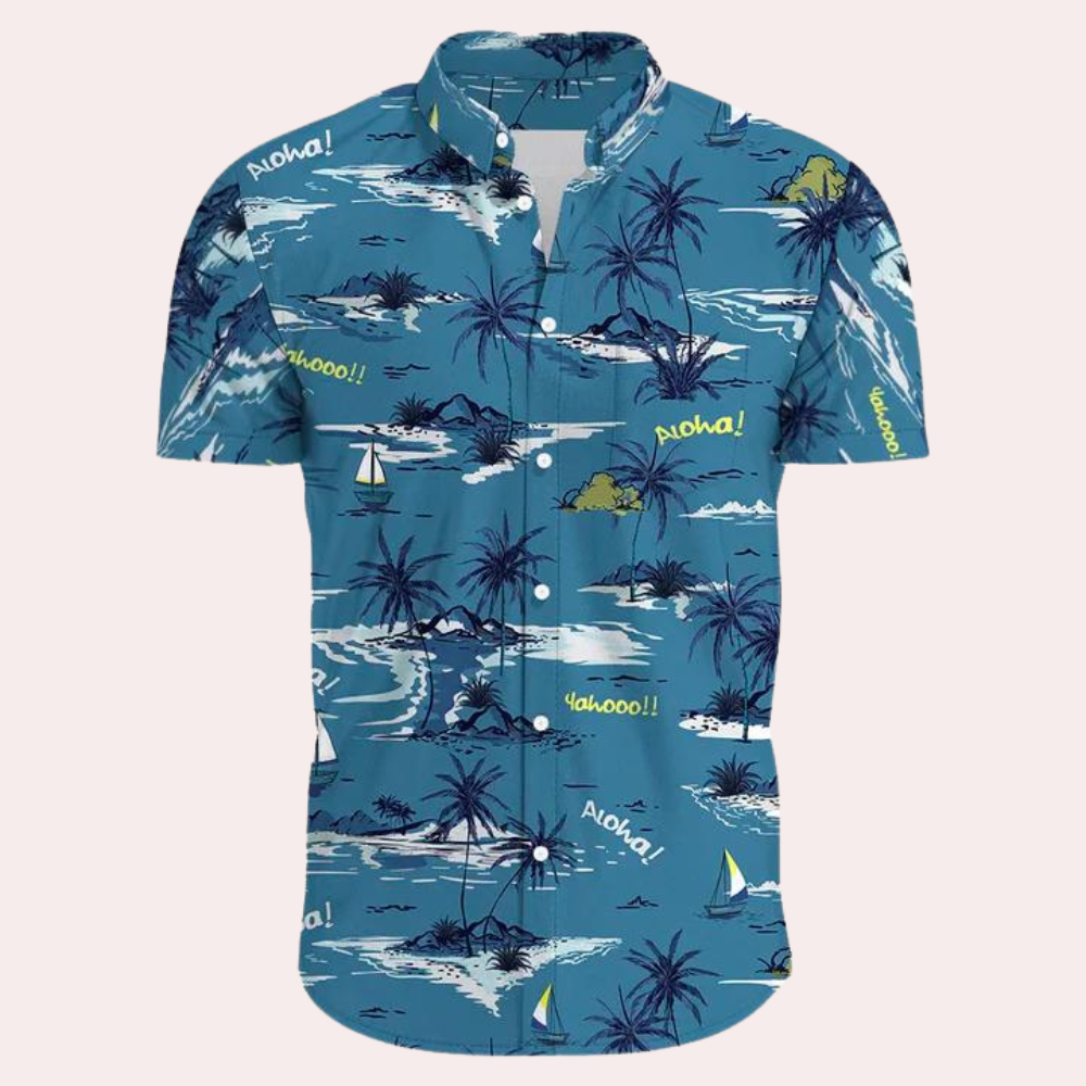 Men's Trendy Hawaiian Shirt – Stylish & Colourful Summer Fashion