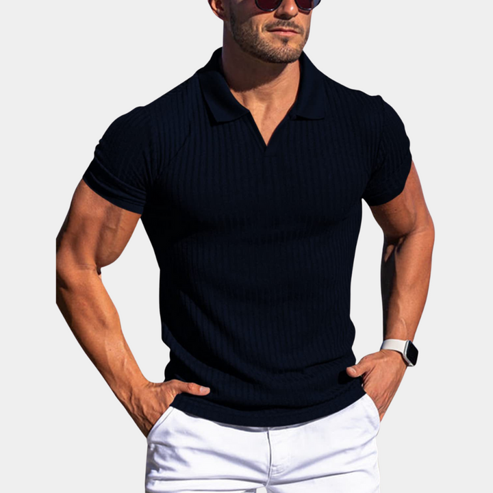 Men's Stylish Tailored Polo Shirt – Trendy & Sophisticated Everyday Wear