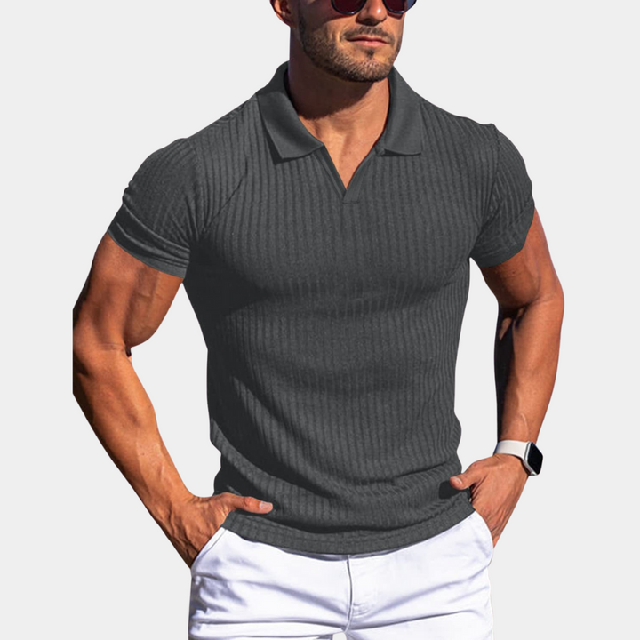 Men's Stylish Tailored Polo Shirt – Trendy & Sophisticated Everyday Wear
