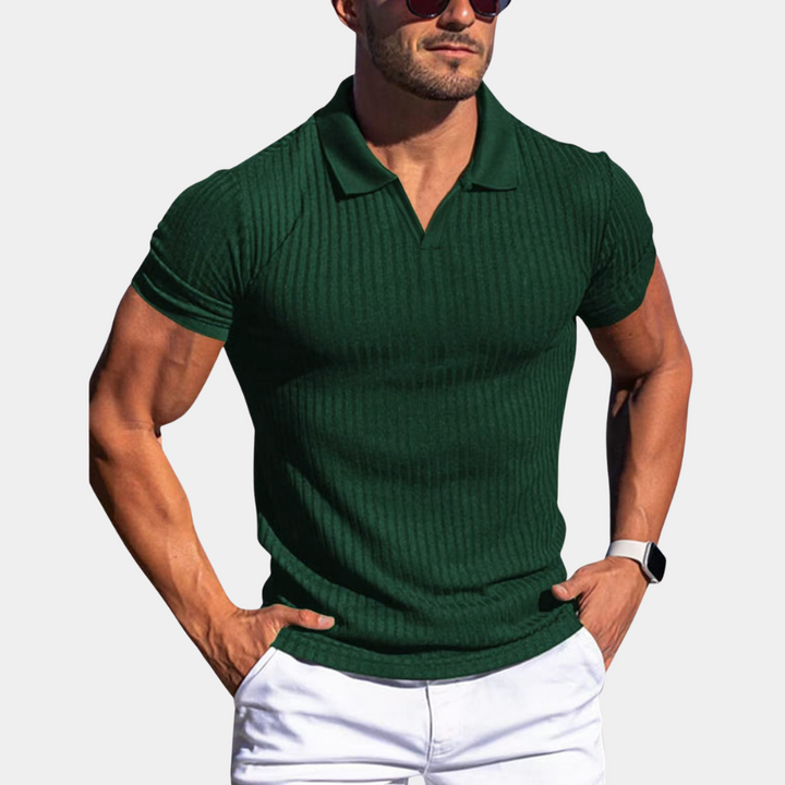 Men's Stylish Tailored Polo Shirt – Trendy & Sophisticated Everyday Wear