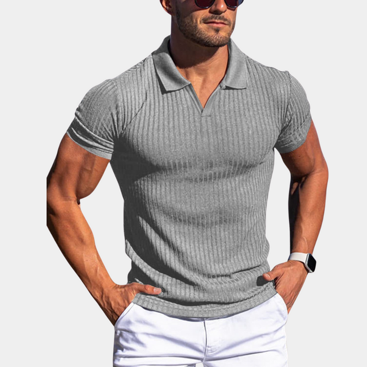 Men's Stylish Tailored Polo Shirt – Trendy & Sophisticated Everyday Wear