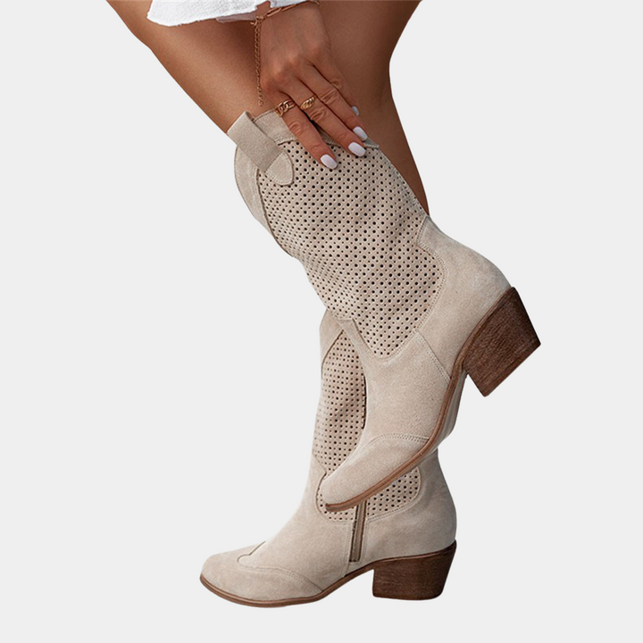 Women's Stylish Breathable Cowboy Boots – Trendy & Comfortable Footwear
