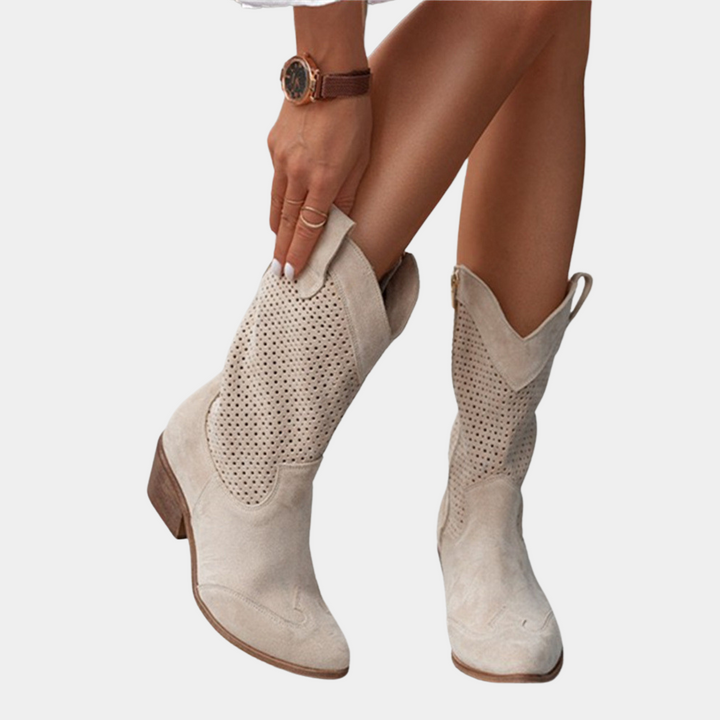 Women's Stylish Breathable Cowboy Boots – Trendy & Comfortable Footwear