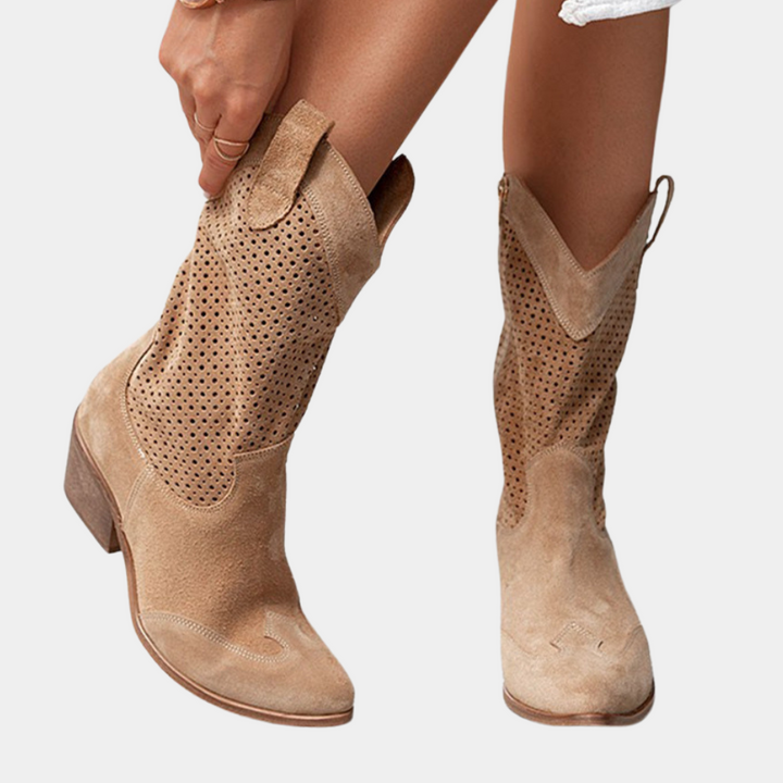 Women's Stylish Breathable Cowboy Boots – Trendy & Comfortable Footwear