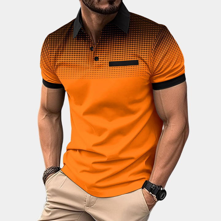 Men's Trendy Orange Shirt – Stylish & Casual Everyday Wear