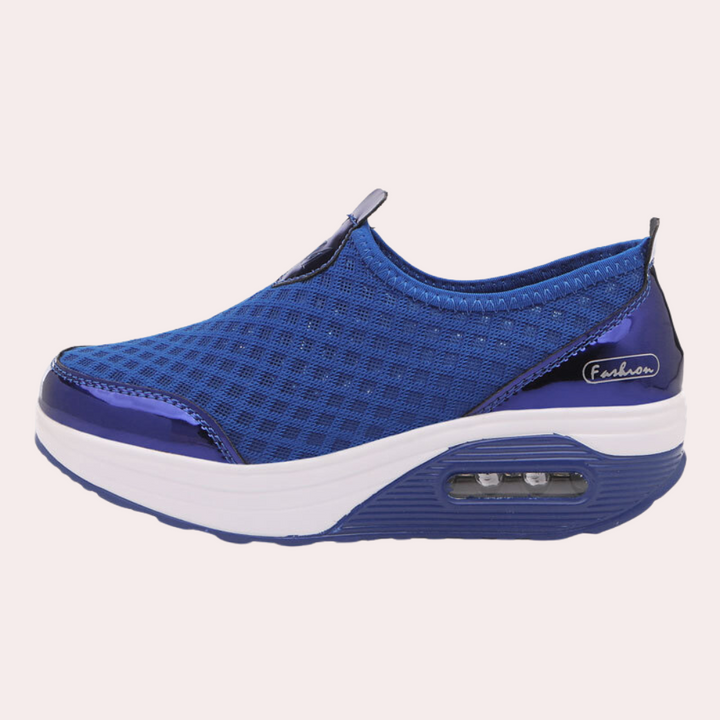 Stylish Breathable Women's Trainers – Comfortable Wedge Heel for All-Day Wear