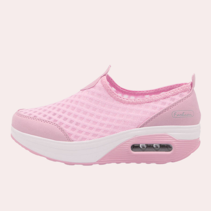 Stylish Breathable Women's Trainers – Comfortable Wedge Heel for All-Day Wear