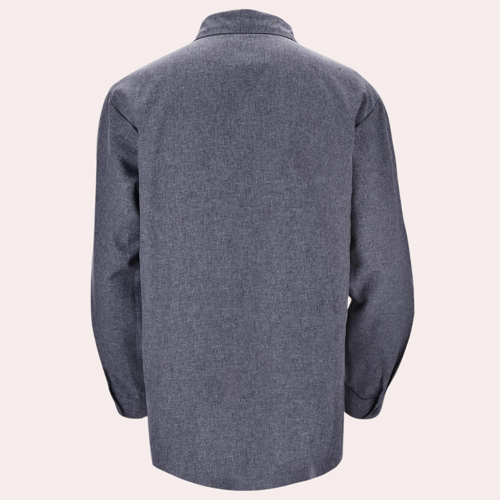 Elegant Long-Sleeved Men's Classic Style Shirt – Sophisticated & Timeless Fashion