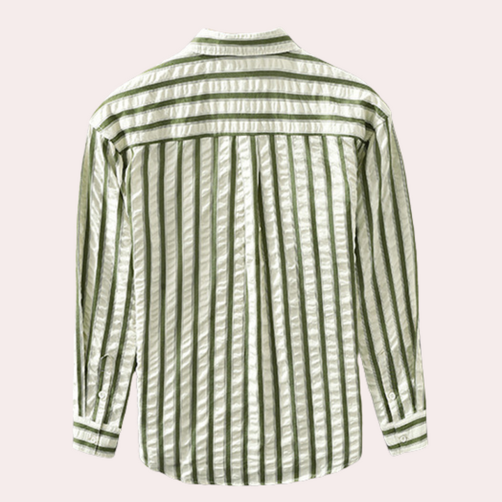 Stylish Casual Striped Shirt – Trendy & Versatile for the Modern Man