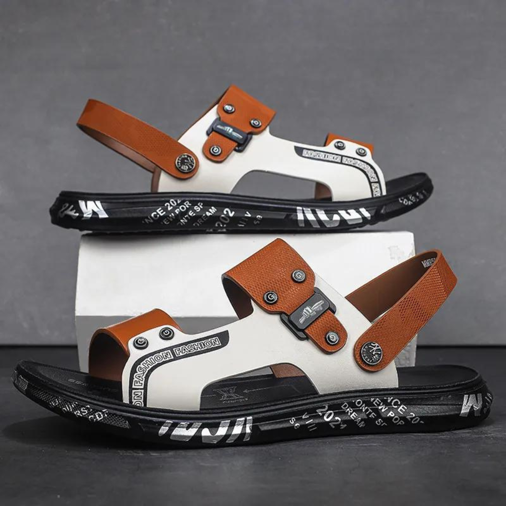 Luxury Men's Sandals – Chic & Airy Fit for Summer Comfort