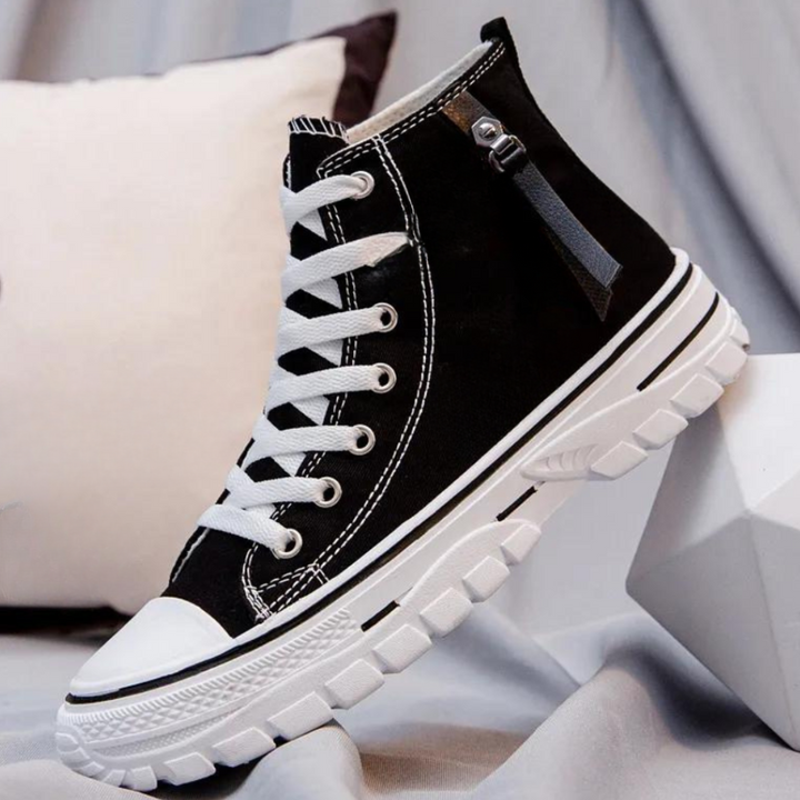 Modern Men's High-Top Sneakers – Trendy & Chic Footwear for Everyday Style