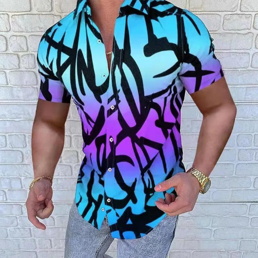Stylish Short-Sleeved Shirt – Trendy & Modern Everyday Wear
