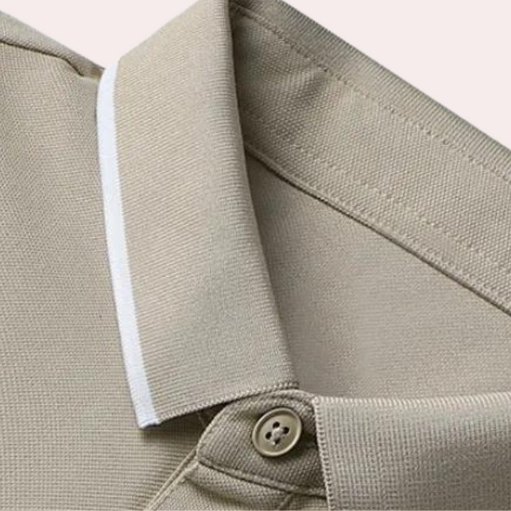 Elegant & Airy Men's Polo Shirt – Sophisticated Style for Any Occasion
