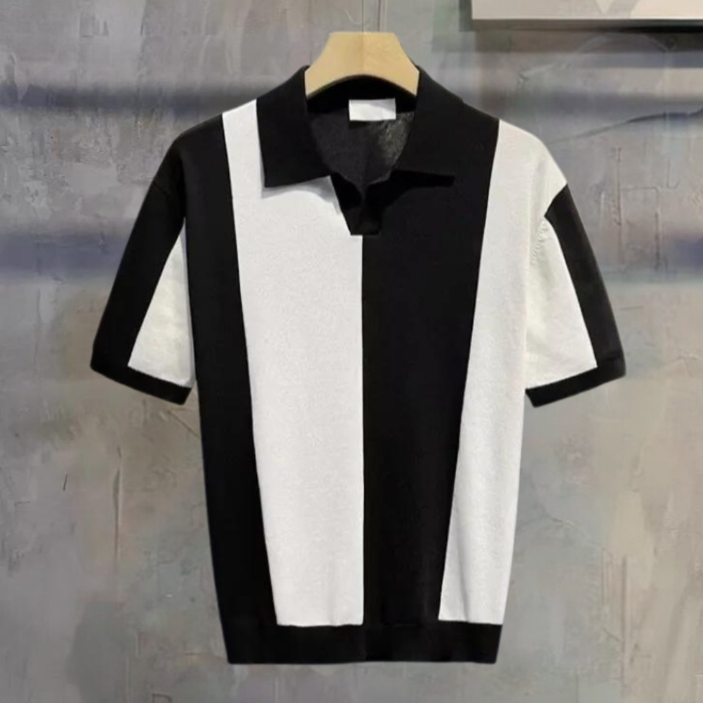 Timeless Knitted Polo Shirt – Sophisticated Style for the Modern Man