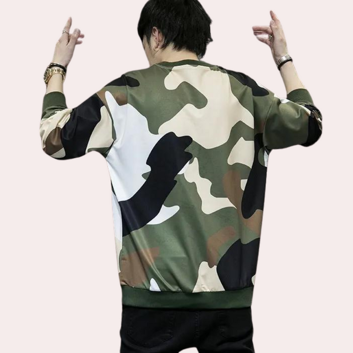 Trendy Camouflage Sweatshirt – Practical & Stylish for Everyday Wear