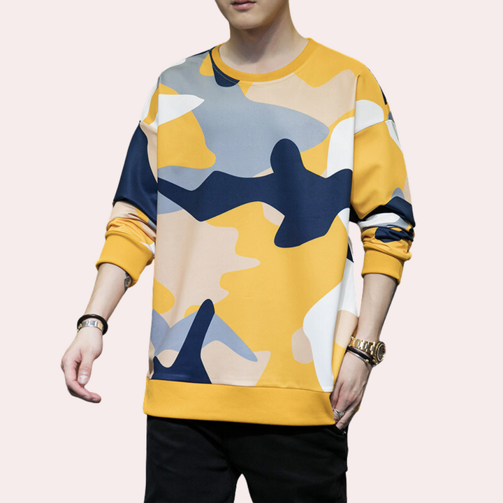 Trendy Camouflage Sweatshirt – Practical & Stylish for Everyday Wear