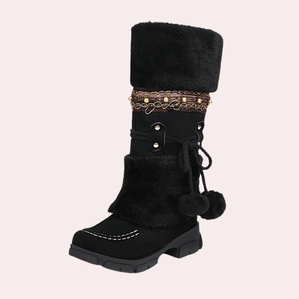 Trendy & Comfortable Warm Snow Boots – Stylish Footwear for Cold Weather