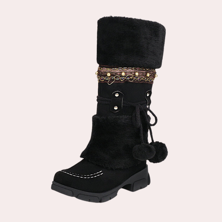 Trendy & Comfortable Warm Snow Boots – Stylish Footwear for Cold Weather