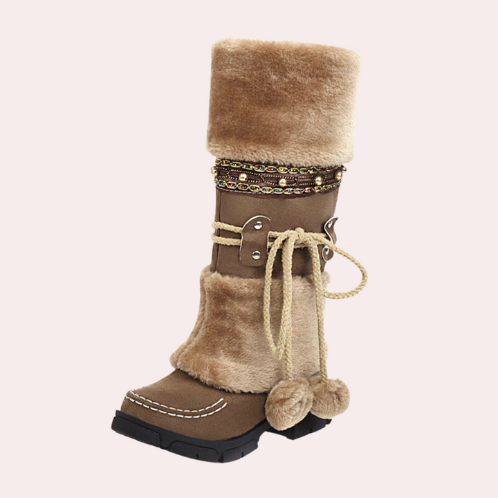 Trendy & Comfortable Warm Snow Boots – Stylish Footwear for Cold Weather