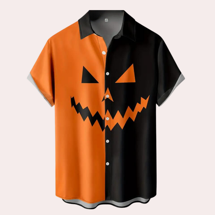 Halloween Spooktacular Pumpkins Graphic Tee – Trendy & Fun Seasonal Style
