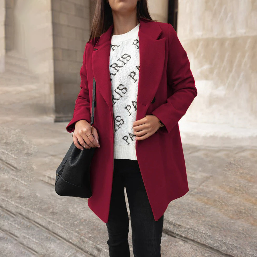 Elegant Long Winter Coat – Sophisticated Style for Cold Weather