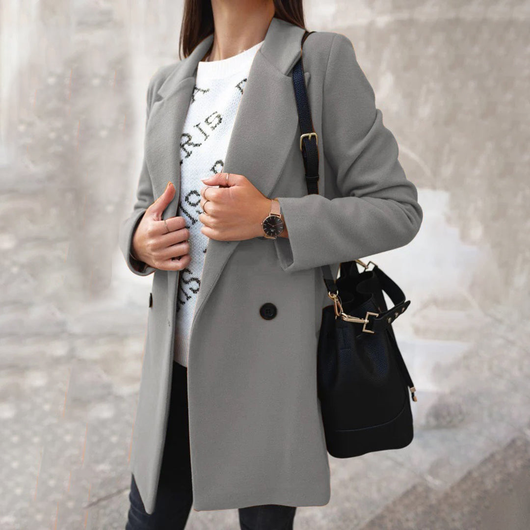 Elegant Long Winter Coat – Sophisticated Style for Cold Weather