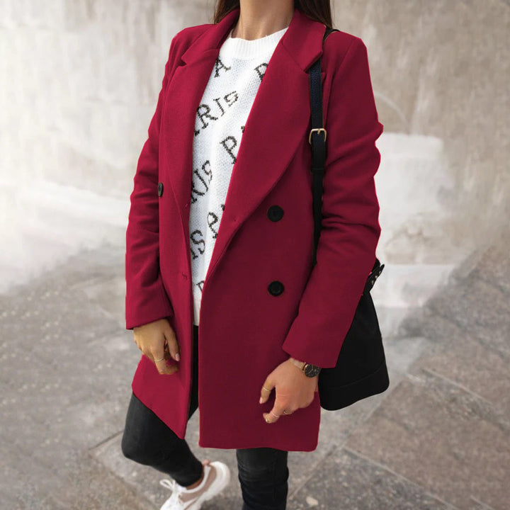Elegant Long Winter Coat – Sophisticated Style for Cold Weather