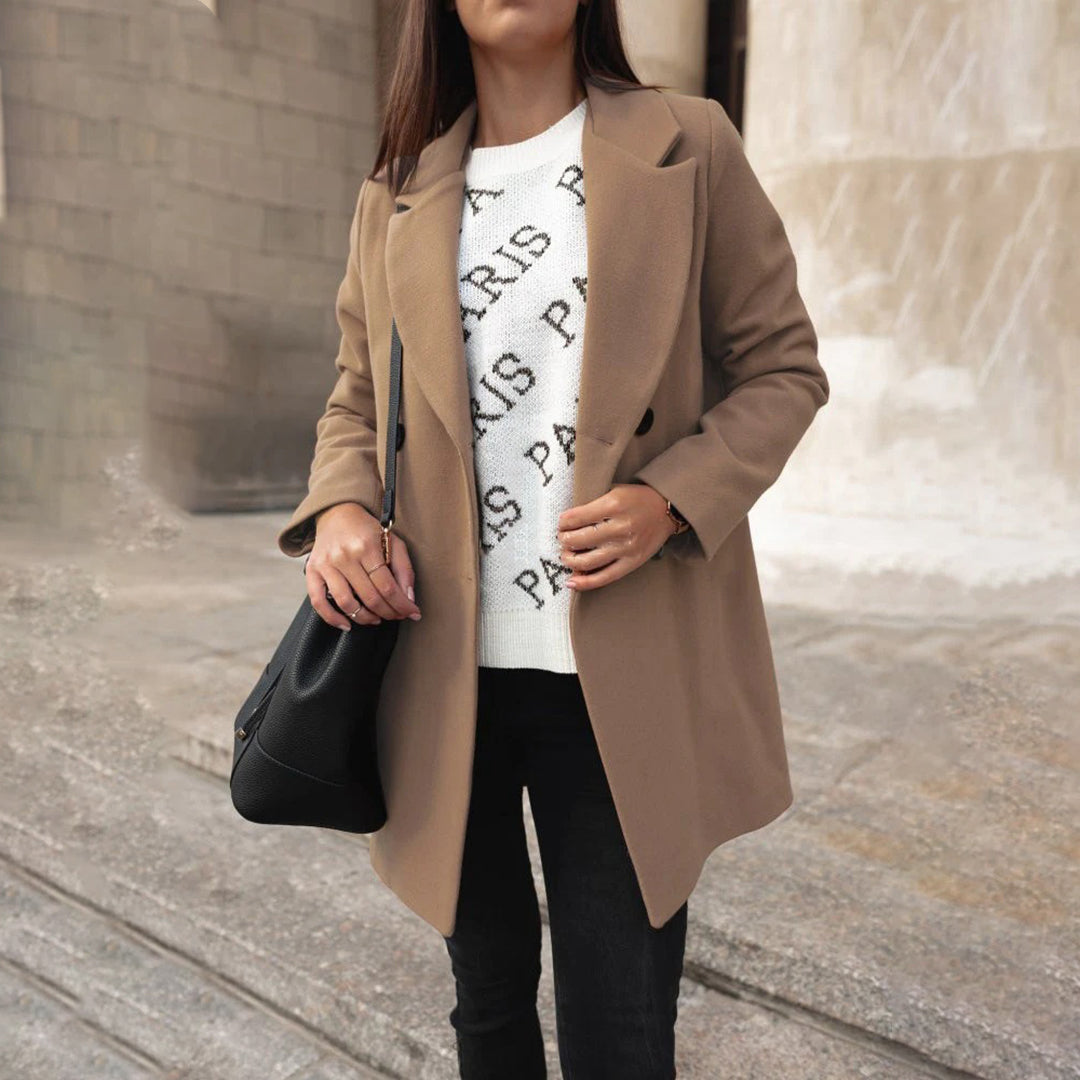 Elegant Long Winter Coat – Sophisticated Style for Cold Weather