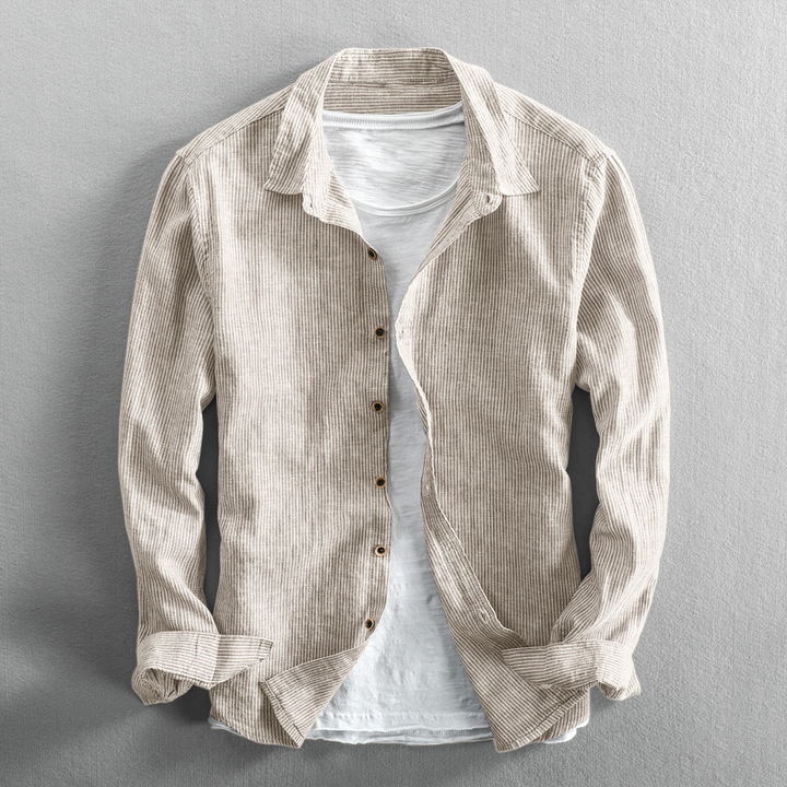 Striped Linen Shirt – Trendy & Relaxed Summer Essential