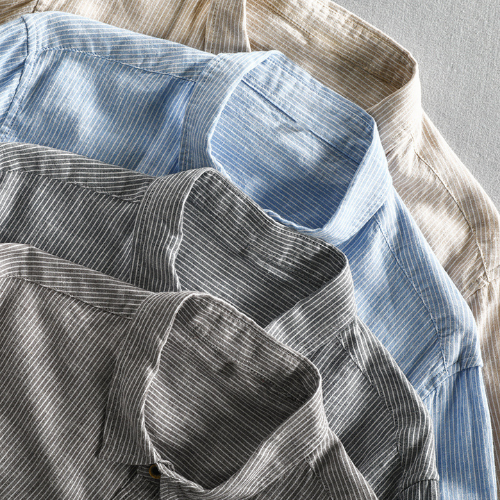 Striped Linen Shirt – Trendy & Relaxed Summer Essential