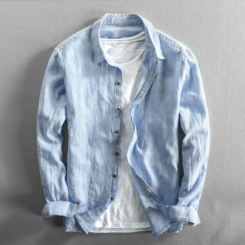 Striped Linen Shirt – Trendy & Relaxed Summer Essential