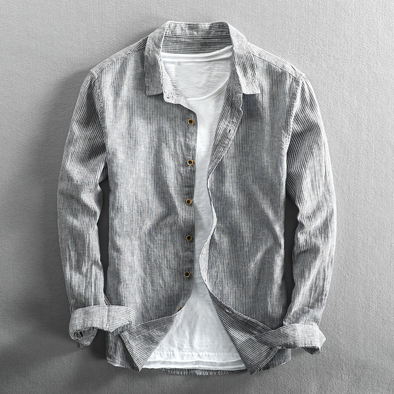 Striped Linen Shirt – Trendy & Relaxed Summer Essential