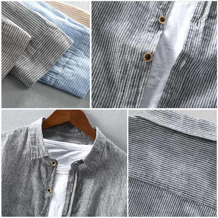 Striped Linen Shirt – Trendy & Relaxed Summer Essential
