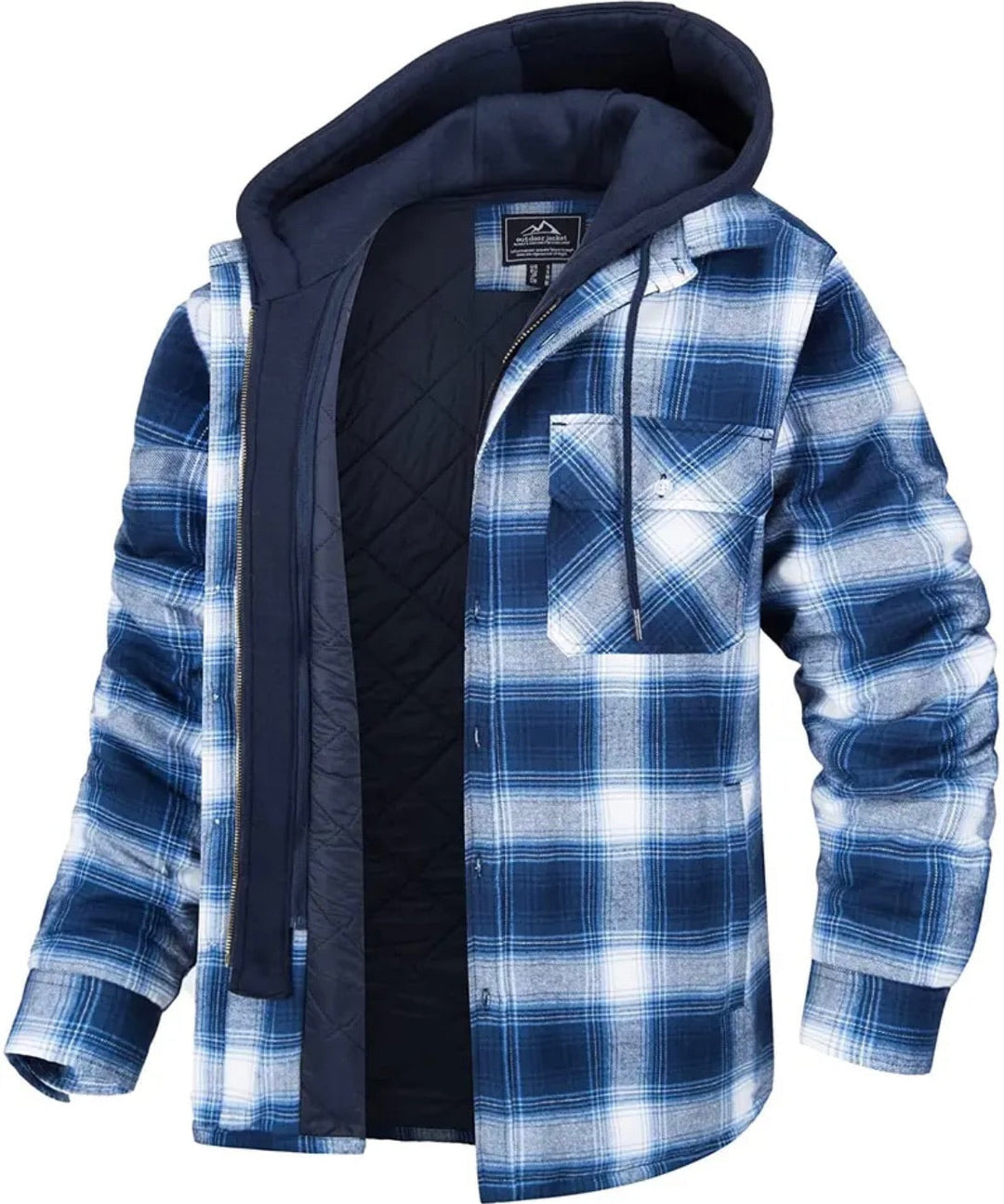Checkered Men's Coat – Stylish & Trendy Outerwear for Any Occasion