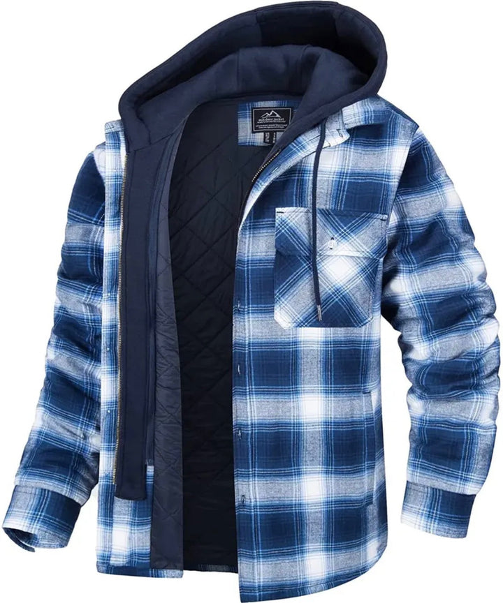 Checkered Men's Coat – Stylish & Trendy Outerwear for Any Occasion