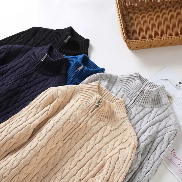 Warm Halfzip Sweatshirt – Trendy & Comfortable Layering Piece