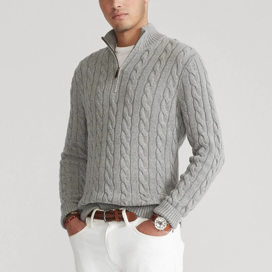 Warm Halfzip Sweatshirt – Trendy & Comfortable Layering Piece