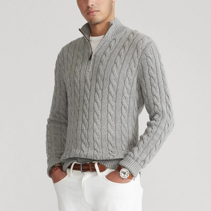 Warm Halfzip Sweatshirt – Trendy & Comfortable Layering Piece