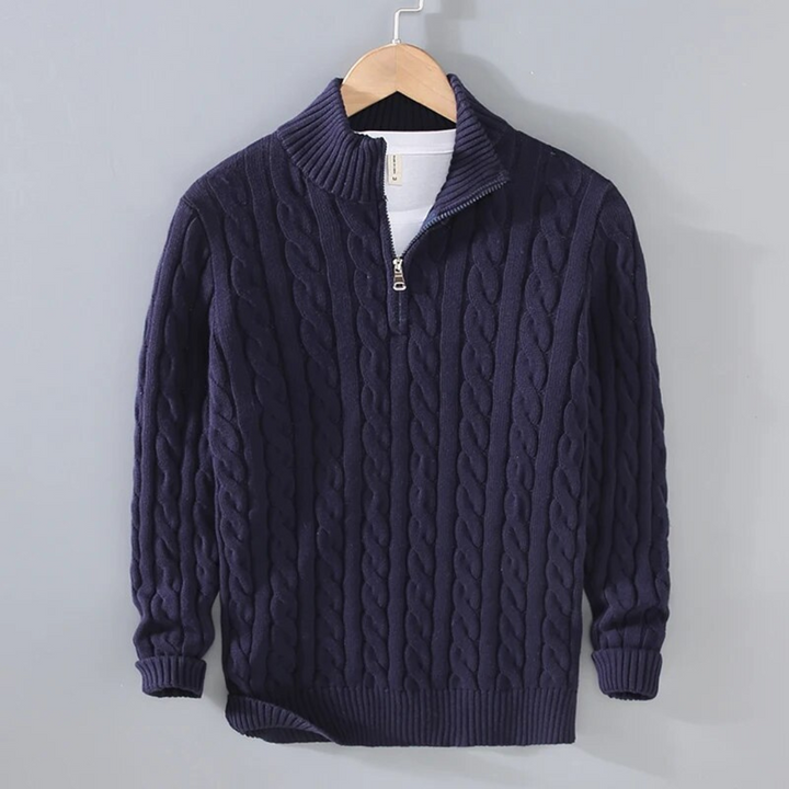 Warm Halfzip Sweatshirt – Trendy & Comfortable Layering Piece