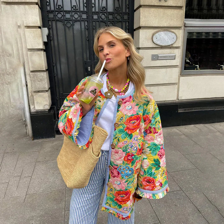 Blossom Quilted Jacket – Trendy & Chic Outerwear for a Stylish Look
