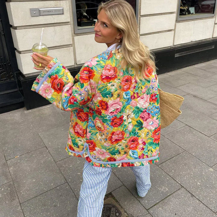 Blossom Quilted Jacket – Trendy & Chic Outerwear for a Stylish Look